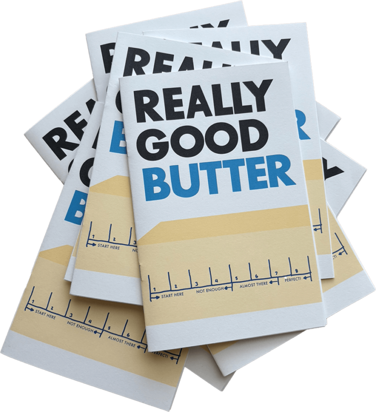Stack of Really Good Butter zine